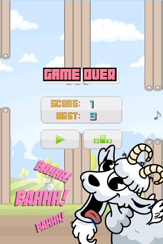 Flappy Goat Rampage screenshot 3