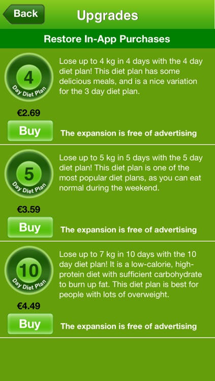 Easy Diet App screenshot-4