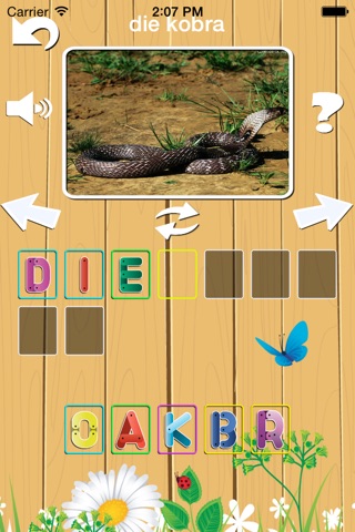 Spell Animal Name in German - Buchstabieren Tier in Deutsch screenshot 4