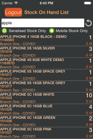 Stock On Hand screenshot 3