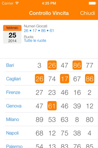 My Lotto - Estrazioni del lotto in tasca screenshot 4