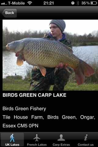 Carp Lakes - Carp Fishing Lakes in the UK & France screenshot 3