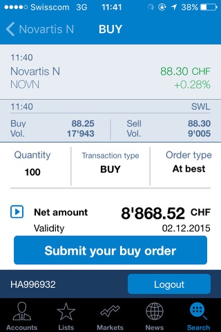 TradeDirect screenshot 2