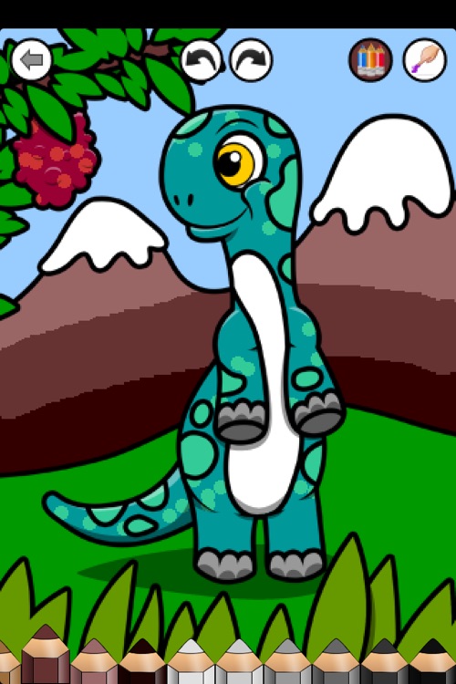 Coloring Board - Coloring for kids - Dinosaurs