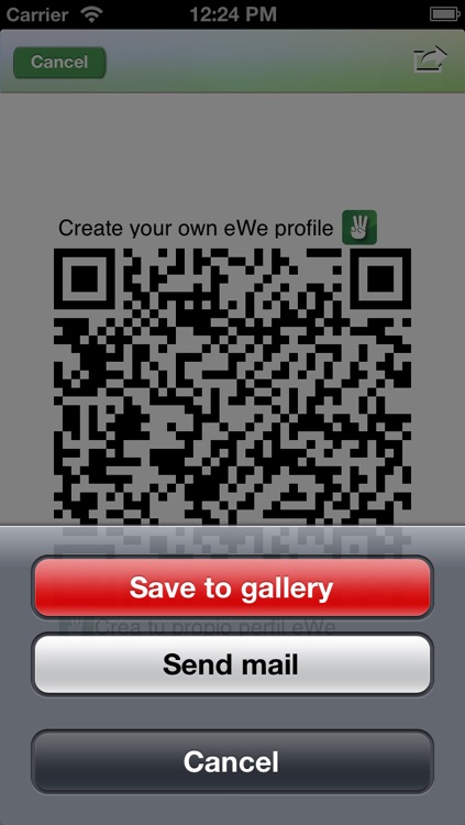 eWe - Share Contacts App screenshot-3