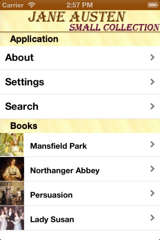 Small Jane Austen Collection (with search) screenshot 2