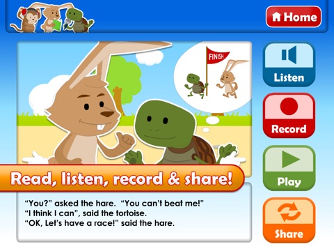 Sing, Read & Learn: The Tortoise and the Hare screenshot 4