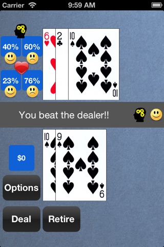 Blackjack Intuition screenshot 2