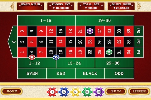 Vegas Casino Roulette Bonanza - Gambling Fun Free 2014 screenshot 3