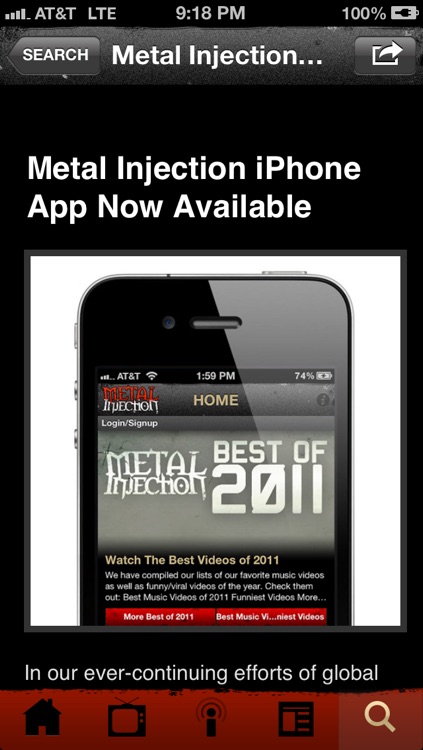 Metal Injection - Heavy Metal Videos, News, Podcasts, Radio screenshot-4