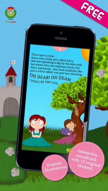 Alice in Wonderland FREE - the interactive book for kids
