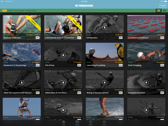 Progression Player for Kitesurfing and Kiteboarding screenshot