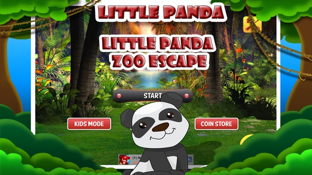 Little running Panda Zoo Escape