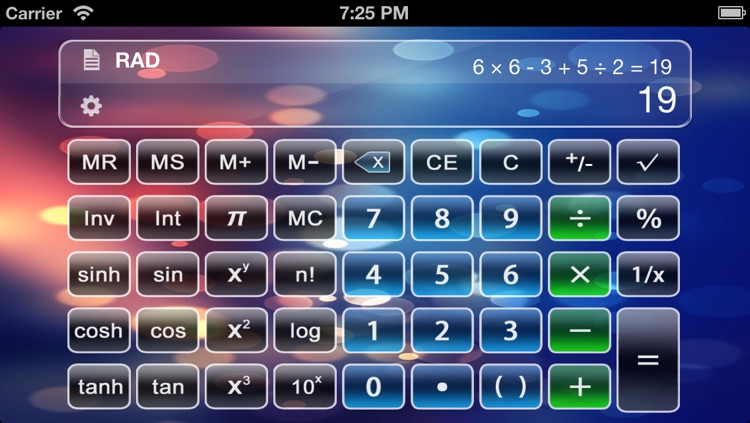 Calculator X Free - Advanced Scientific Calculator with Formula Display & Notable Tape