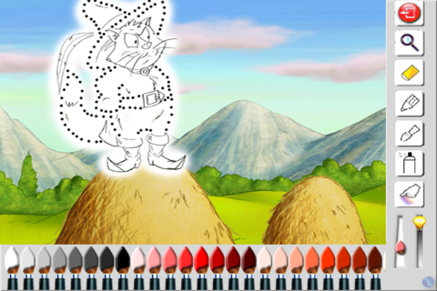 Coloring Studio - Puss in Boots edition screenshot 2