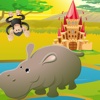 Animated Animal Szene: Spot The Difference Kids & Baby Game For Toddlers! Find The Mistake in The Pictures. Free Learn-ing Challenge