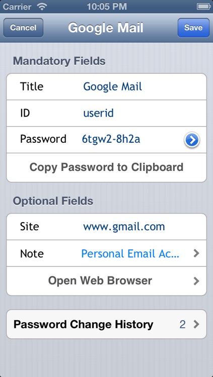 Quick Password Manager
