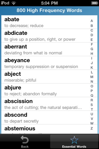 GRE Vocabulary Flashcards Prep screenshot 4