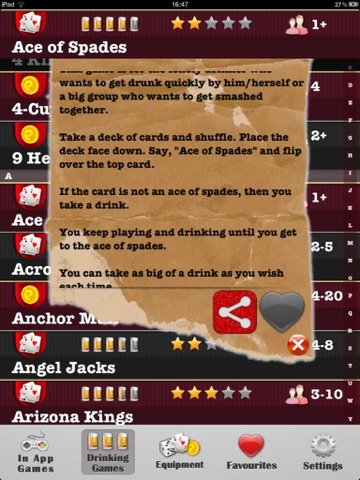 100+ Drinking Games: College Dorm Frat Drink Party Beer Games screenshot