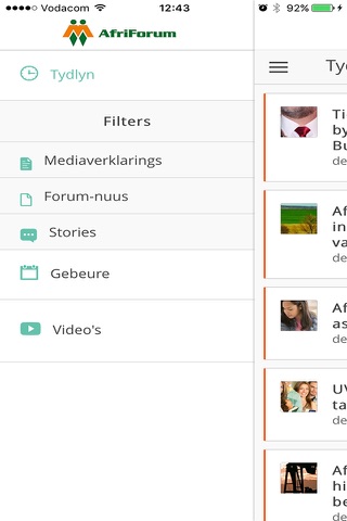 AfriForum screenshot 2