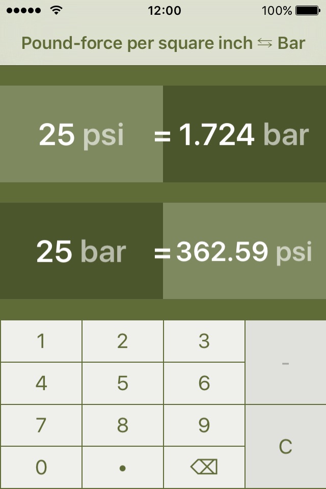 Pound-Force Per Square Inch To Bar | Psi To Bar screenshot 2