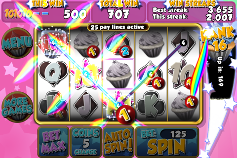 Free Slots : Cupcake Frenzy screenshot 3