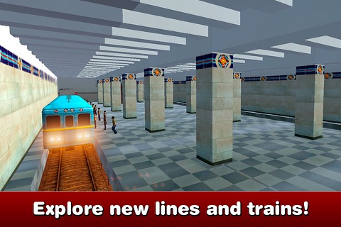 Subway Train Simulator 3D: Moscow Metro screenshot 3