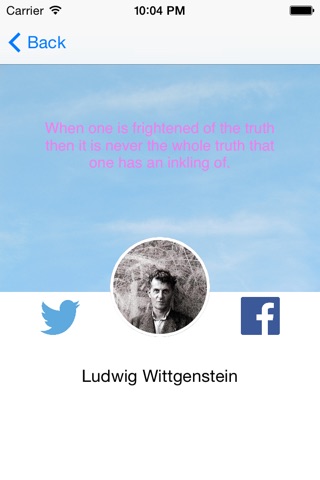 Philosophy Quotes: Wittgenstein - Russell - Hume screenshot 3
