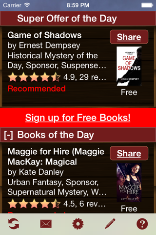 Free Mystery Books screenshot 2