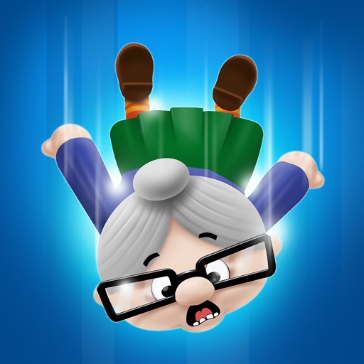 Grandma Cliff Base Mania - Tap to Jump Game iOS App