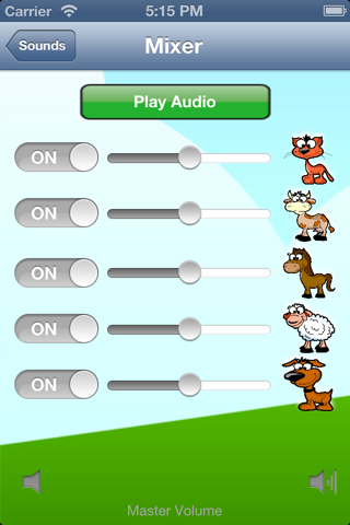 Animal sounds for kids: learn the sounds of a dog, cow, cat, sheep and horse screenshot 2