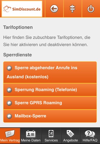 SimDiscount.de Servicewelt screenshot 4