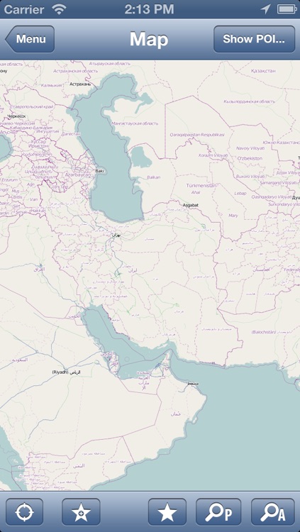 Iran Offline Map - PLACE STARS