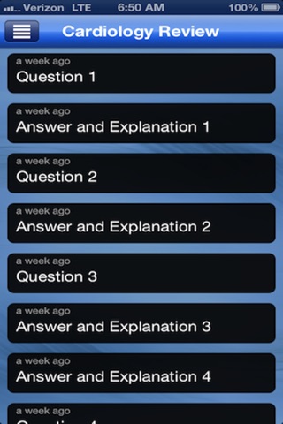 Cardiology Review Questions screenshot 2