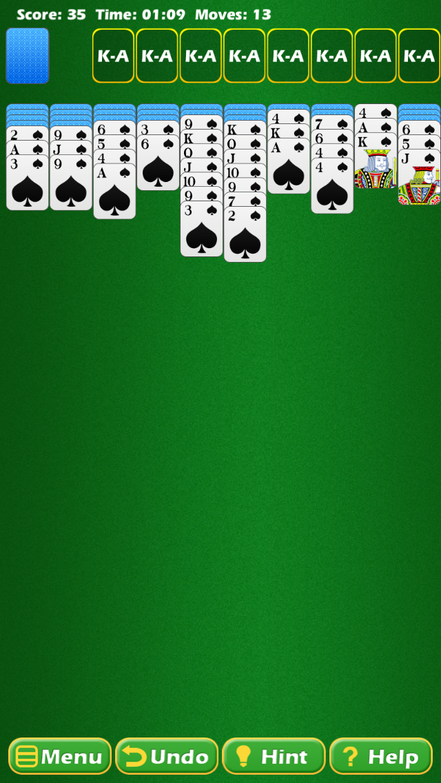 Spider Solitaire by Playfrogのおすすめ画像1