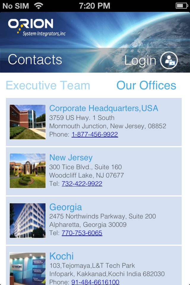 OrionContacts screenshot 2