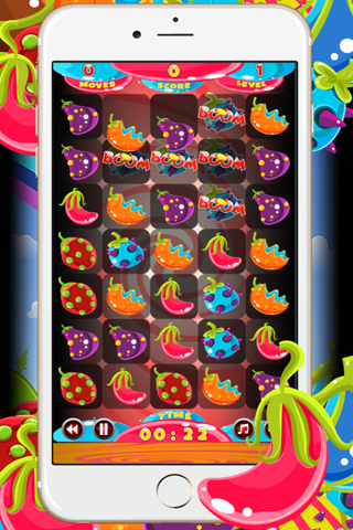 Swiped Fruits Monster Match screenshot 2