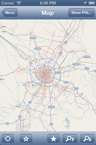 Chengdu, China Offline Map - PLACE STARS screenshot 2