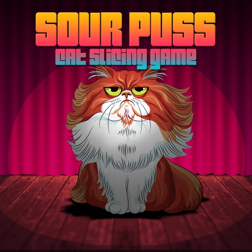 Sour Puss - Cat Slicing Game Icon