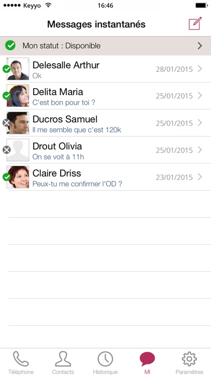 Keyyo Phone pour iPhone screenshot-3