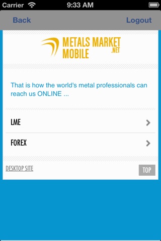 MetalsMarket screenshot 4