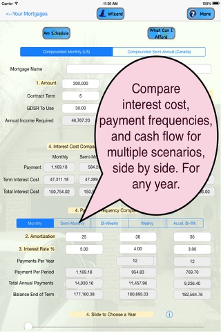 GoldMine Mortgage Analyzer screenshot 2