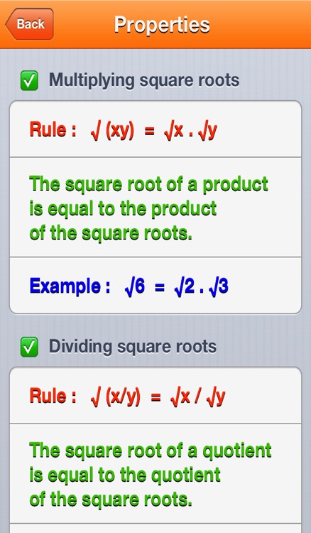 Square Roots