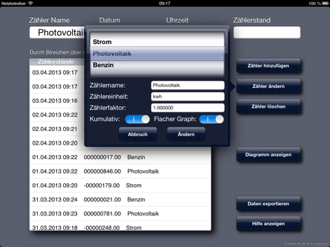 Home Statistics - Manage your consumptions screenshot 3