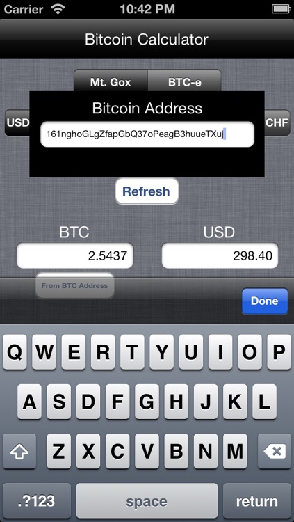 Bitcoin Calculator