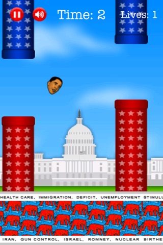 The Obama Game - An American White House President Free Fight Clash Against Republicans Democrats Congress and The Press screenshot 2