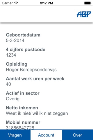 Jouw mening screenshot 3