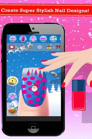 Aaah! Holiday Nails Art Beauty Gallery-Christmas Nail Manicure & Paint screenshot 2