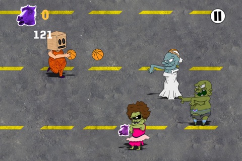 A Crazy Harlem Shake and Zombies - Runner and Crusher Adventure Basketball screenshot 4