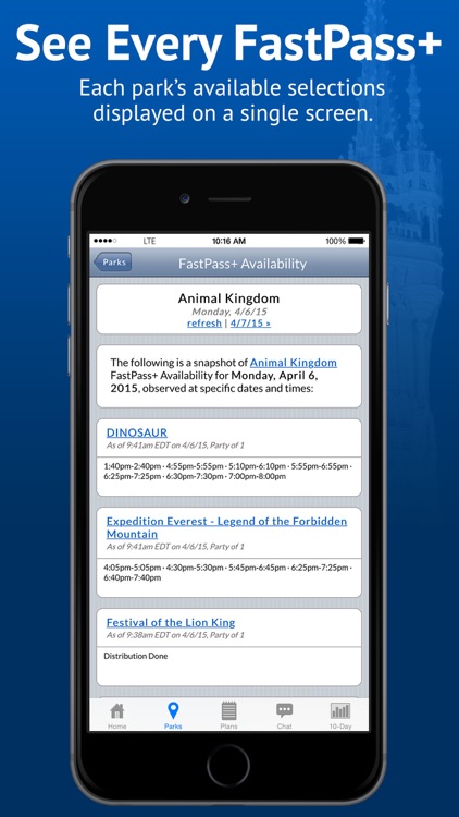 Disney World Lines from TouringPlans.com screenshot-4